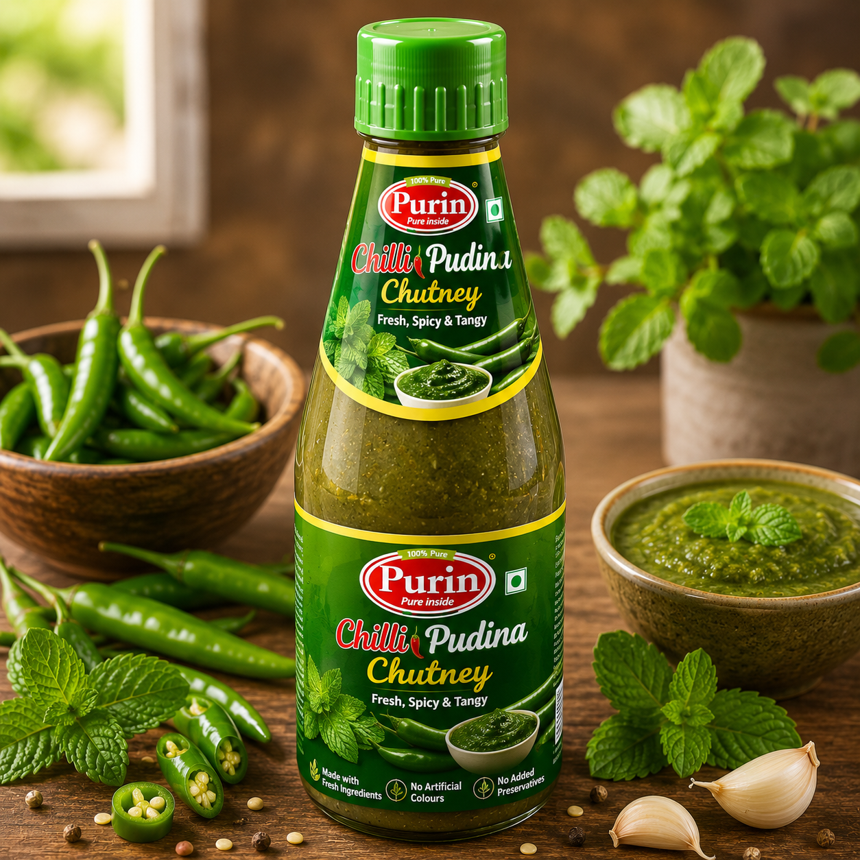 Chilli Pudina Chutney